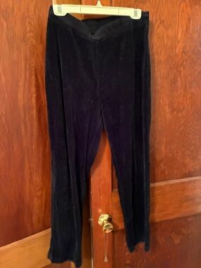 White Stag Black Velvet Jogger Pants